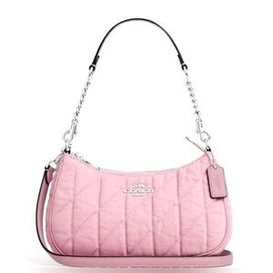 NWT Coach! Teri Shoulder Bag Sv/Ballerina/Carnation